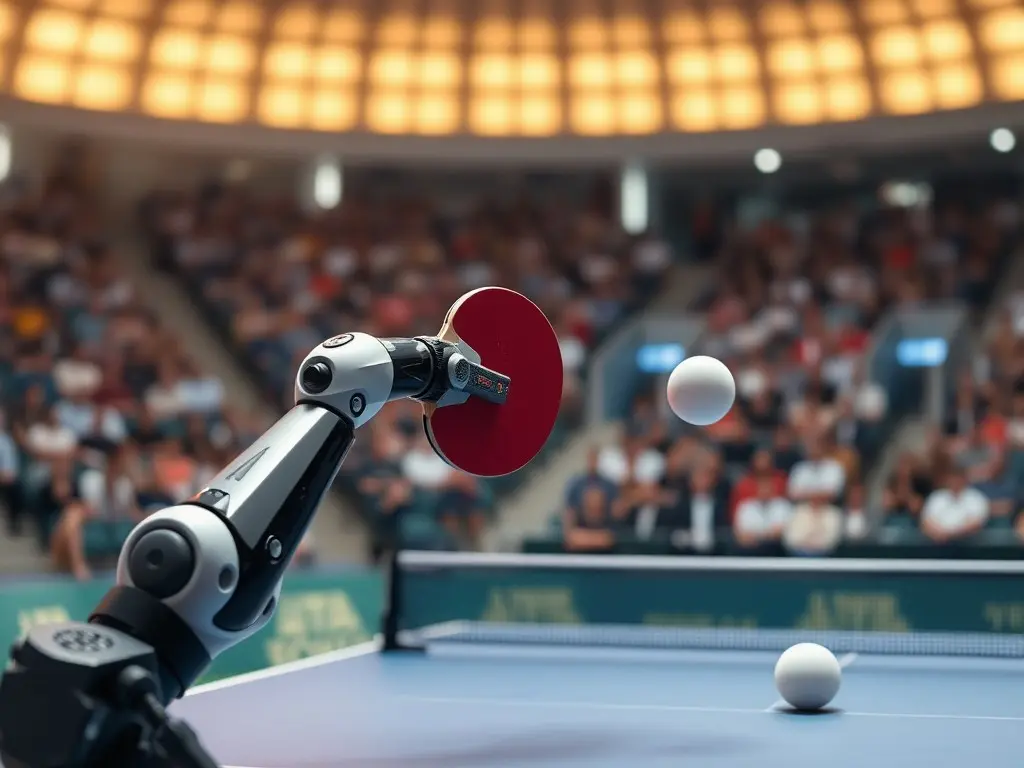A robot is beating human pros at table tennis. Its maker calls it a milestone for machines
