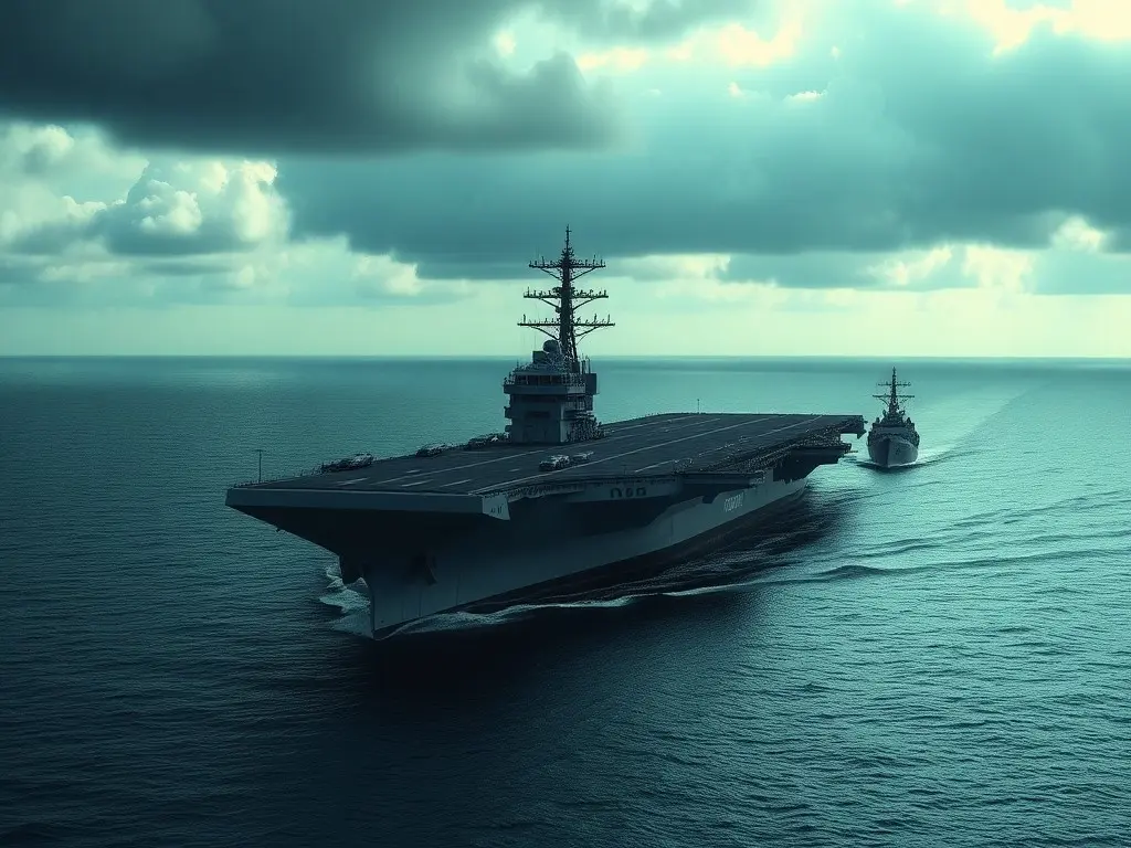 Aircraft carrier USS Gerald R. Ford enters Red Sea after repairs in Croatian port