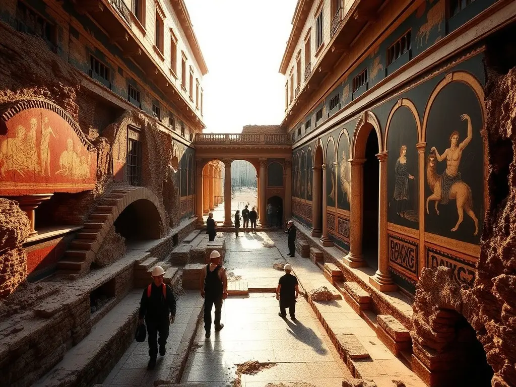 Ancient Roman Palace Discovered Under Roman School