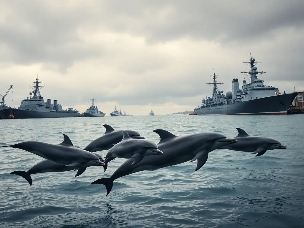 Are military dolphins working in the Strait of Hormuz? Probably not, but they have been part of the US Navy for decades