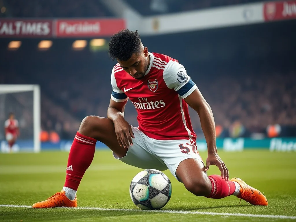 Arsenal defender Jurrien Timber struggling with groin injury he picked up against Everton