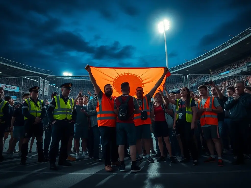 At Iran's World Cup opener, a banned flag became a flashpoint at the stadium gates