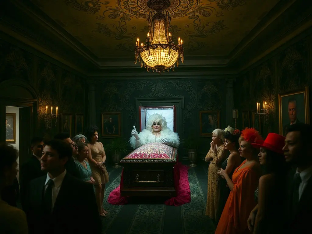 ‘At the Wake of a Dead Drag Queen’