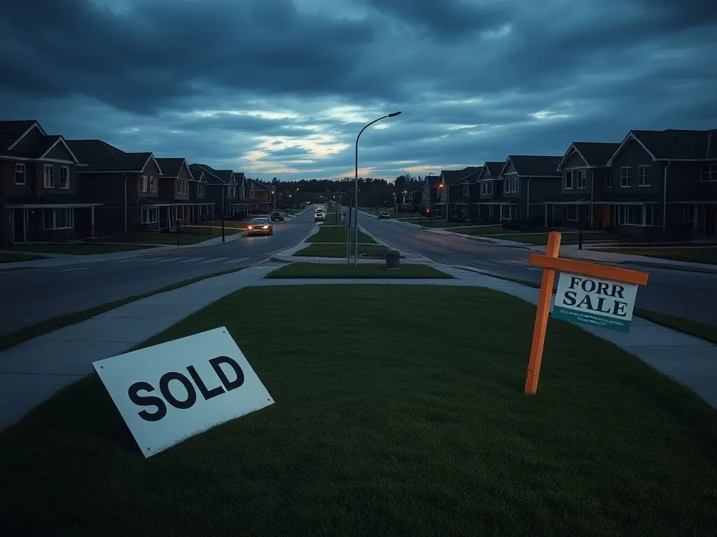 Australian property market correction visible as auction clearance rates drop