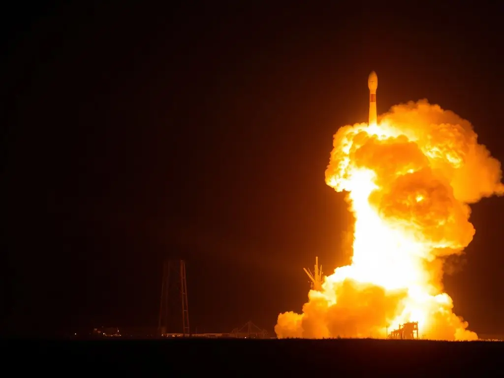 Blue Origin’s New Glenn rocket explodes during testing in Florida