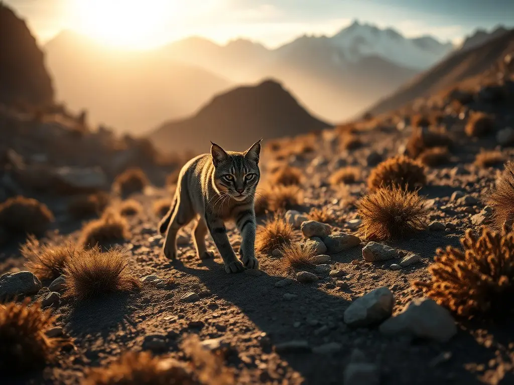 Camera Footage Captures Rare Wild Cat in Andes Mountains, Marking a Breakthrough for Conservation Science