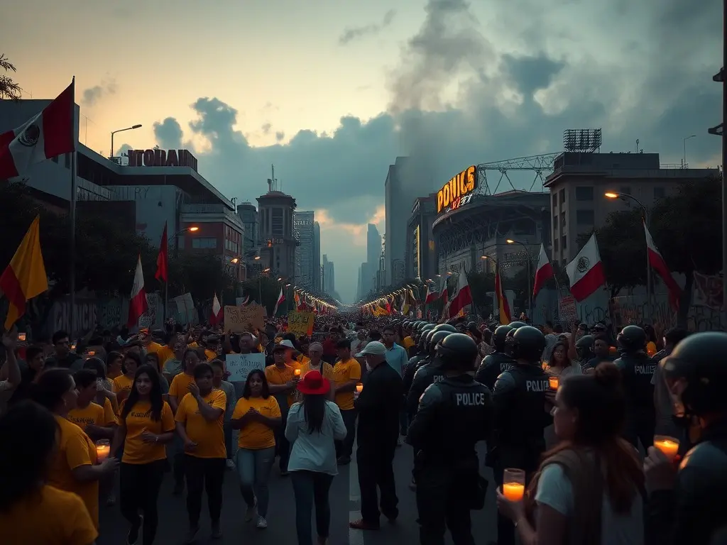 Celebrations clash with social tensions in Mexico on the eve of the World Cup