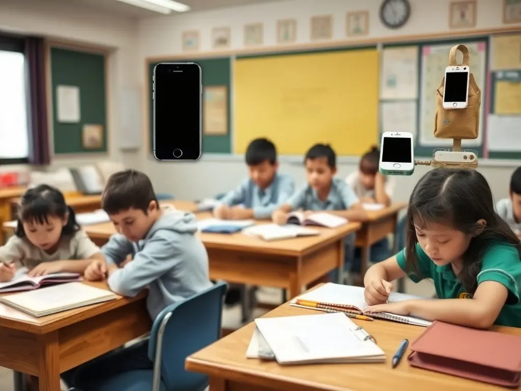 Children to be banned from using phones in schools in England by law