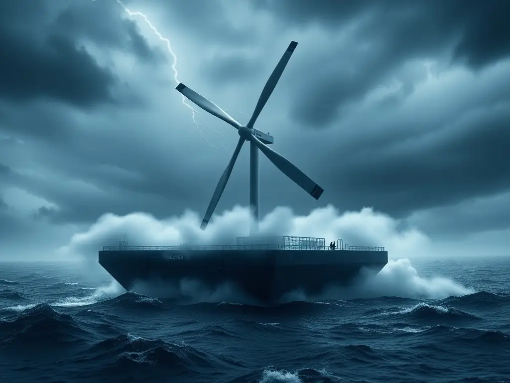 China installs world's largest floating wind turbine in deep water test — it generates enough energy to power 4,200 homes annually