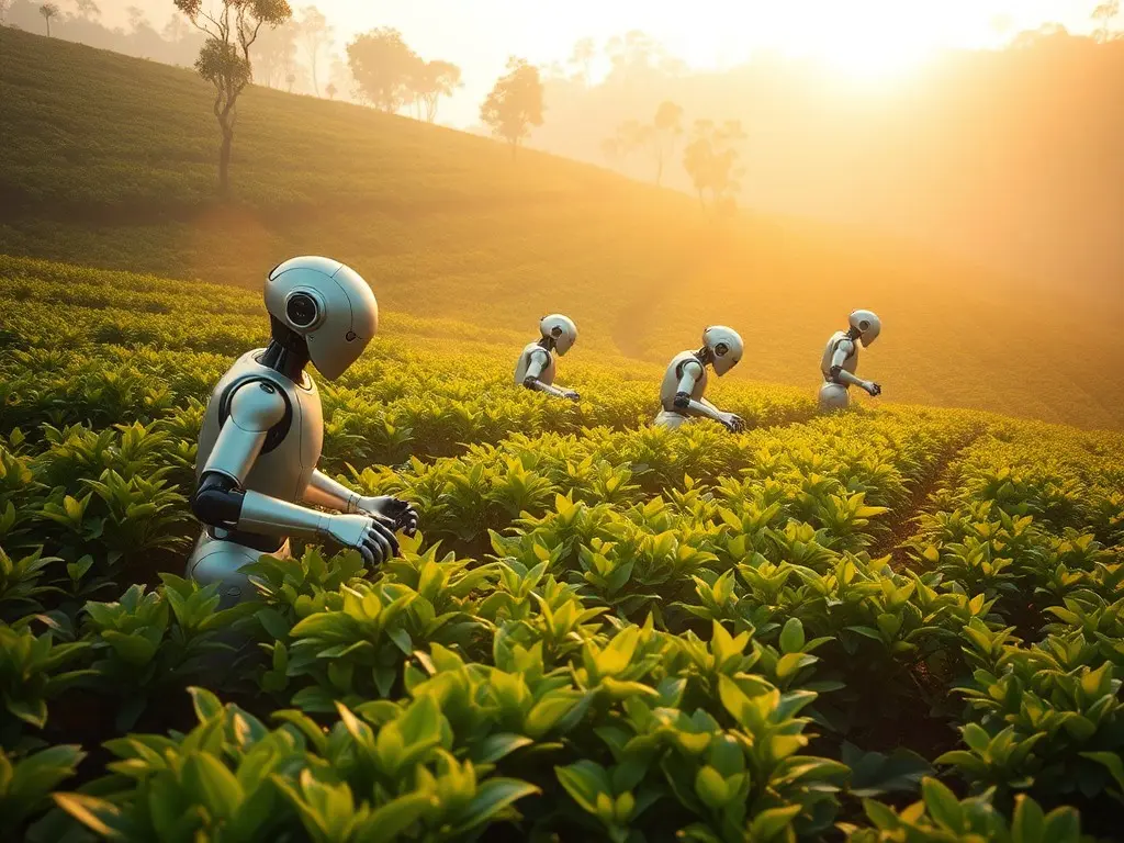 China tests humanoid robots in tea farms before the 2026 World Robot Games