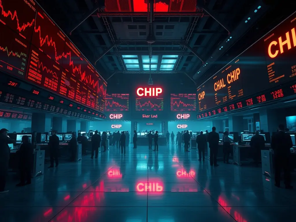 Chip selloff erases over $1 trillion in stock market value