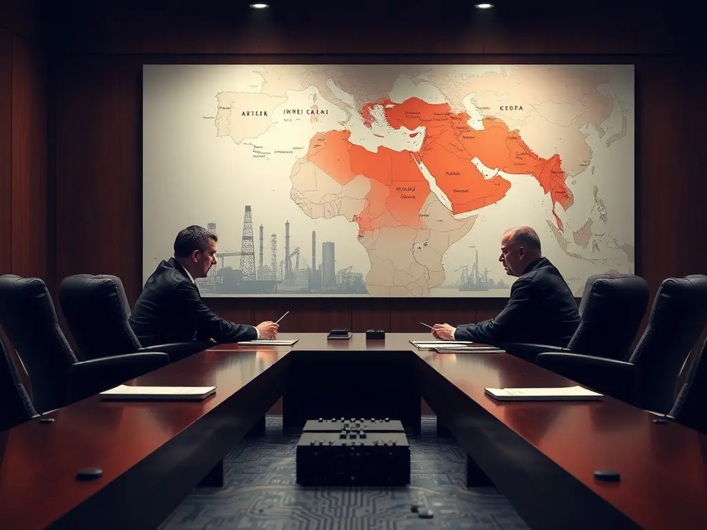 Chips carry stocks higher; oil jumps on stalled peace talks