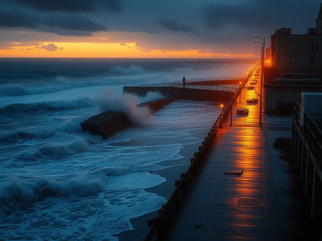 Climate change is making once-rare coastal floods more likely, study says