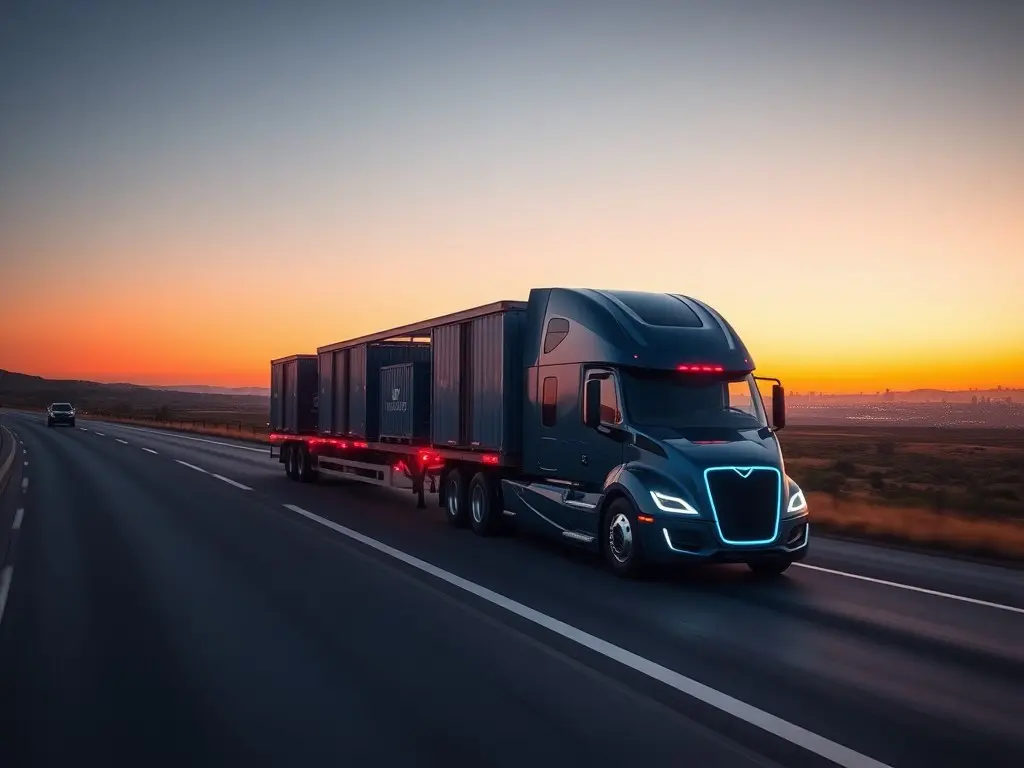 Could this driverless truck be the future of hauling cargo?