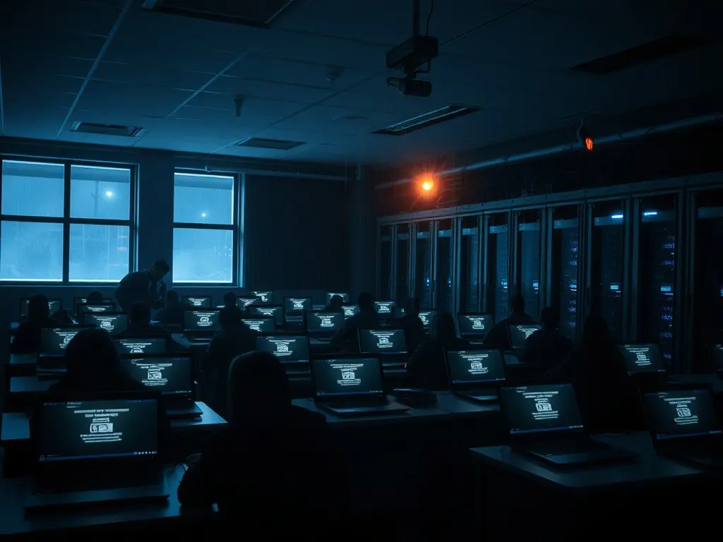 Cyberattack on system used by thousands of US schools disrupts final exams