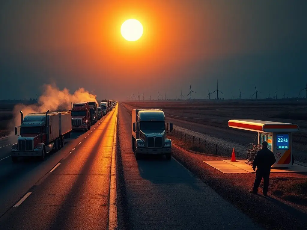 Diesel fuel prices squeezing truckers, farmers and companies but shoppers will also pay the price