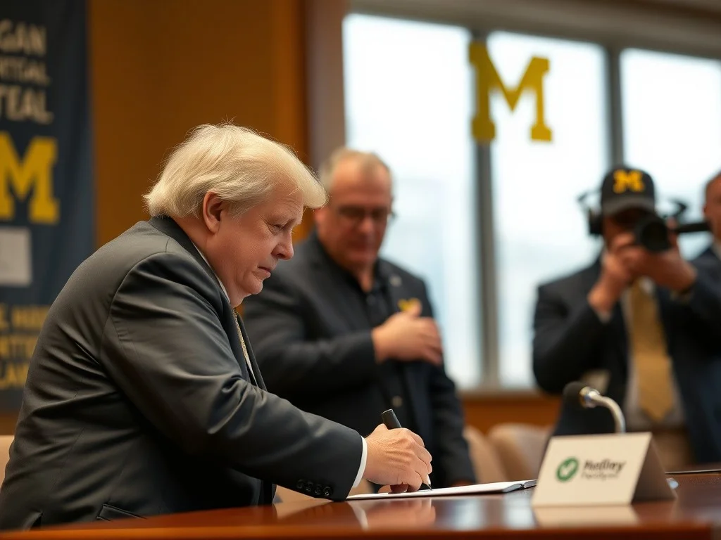 Dusty May, Michigan reach agreement on new contract, Warde Manuel says