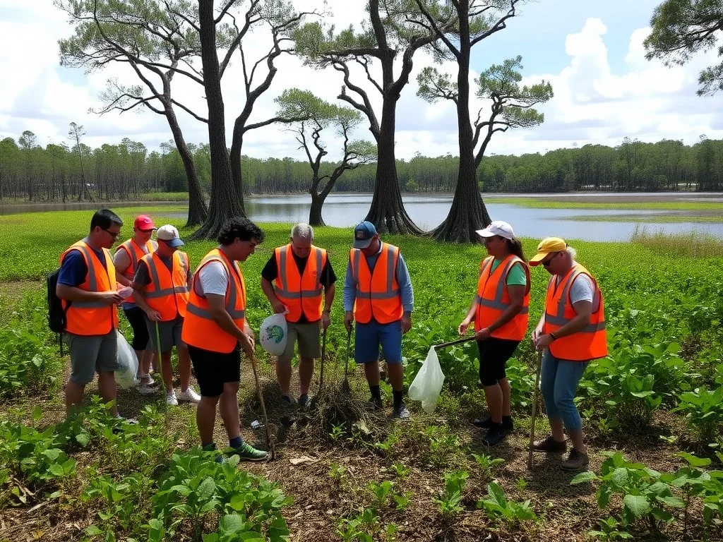 Earth Day Cleanup at Big Cypress