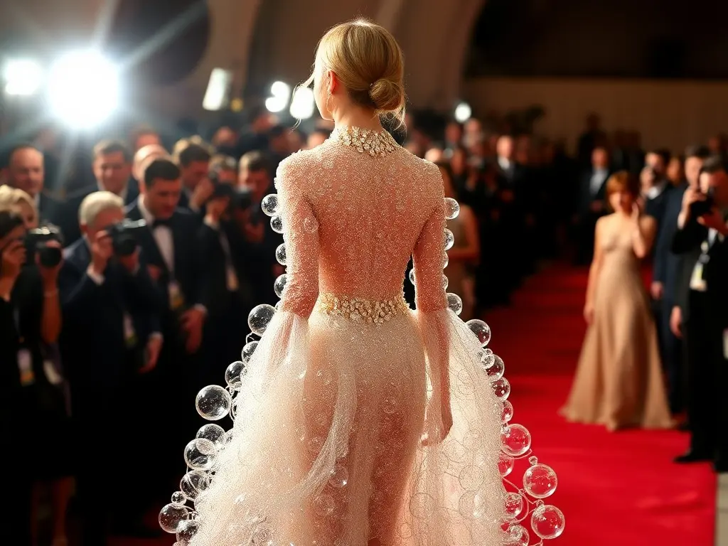 Effervescent Eileen Gu bursts onto Met Gala 2026 red carpet in dress made of 15K glass bubbles