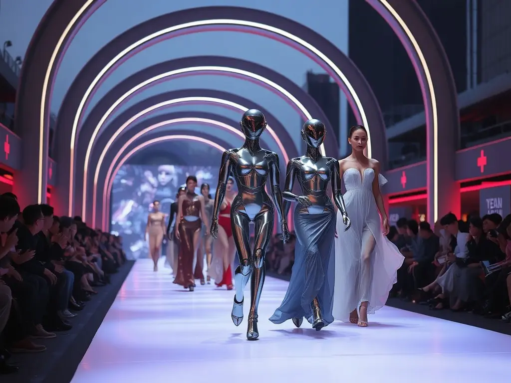 Even Robots Need Style As Catwalk Shows Off Humanoid Fashions