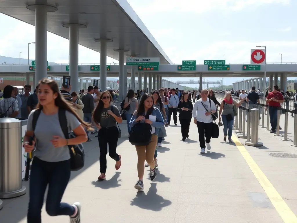 Expedited lanes for college students now open at San Diego-Tijuana pedestrian border crossings