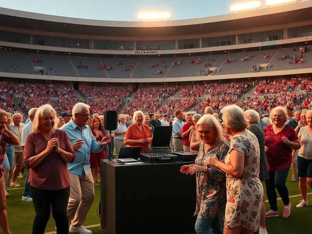 Fatboy Slim attends Albion fan's dementia event