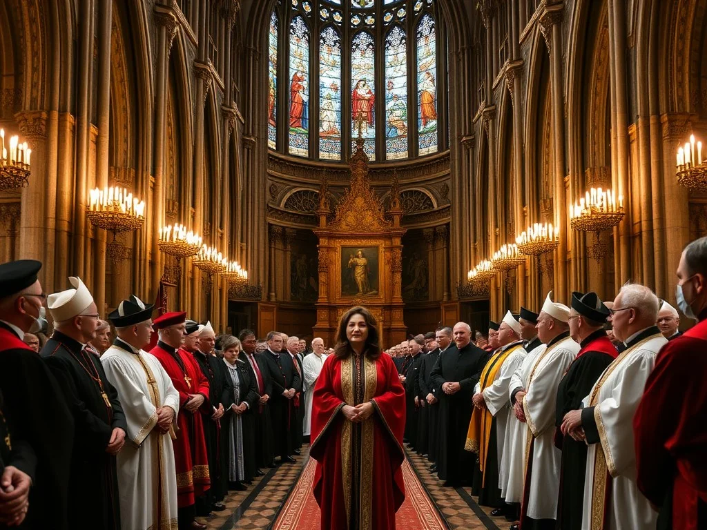 First woman to be enthroned as Archbishop of Canterbury in historic ceremony