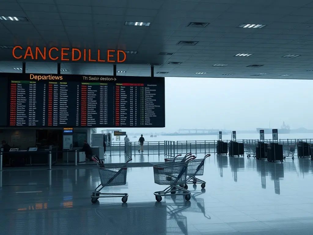 Flight cancellations stacking up as jet fuel shortage continues