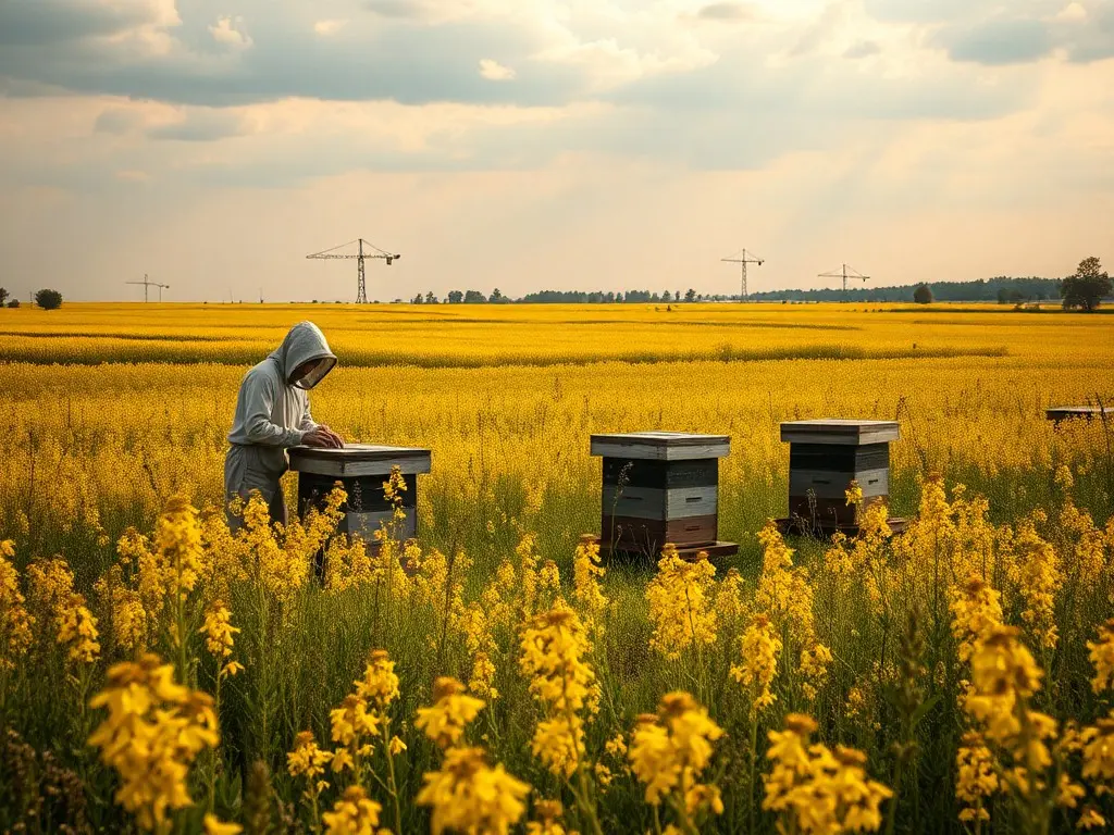 Following the flowers for honey