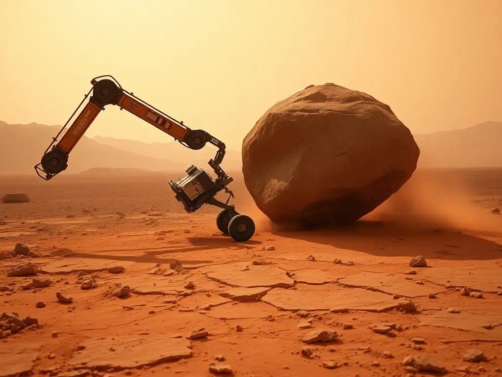 For 6 days, NASA’s Mars rover battled a rock