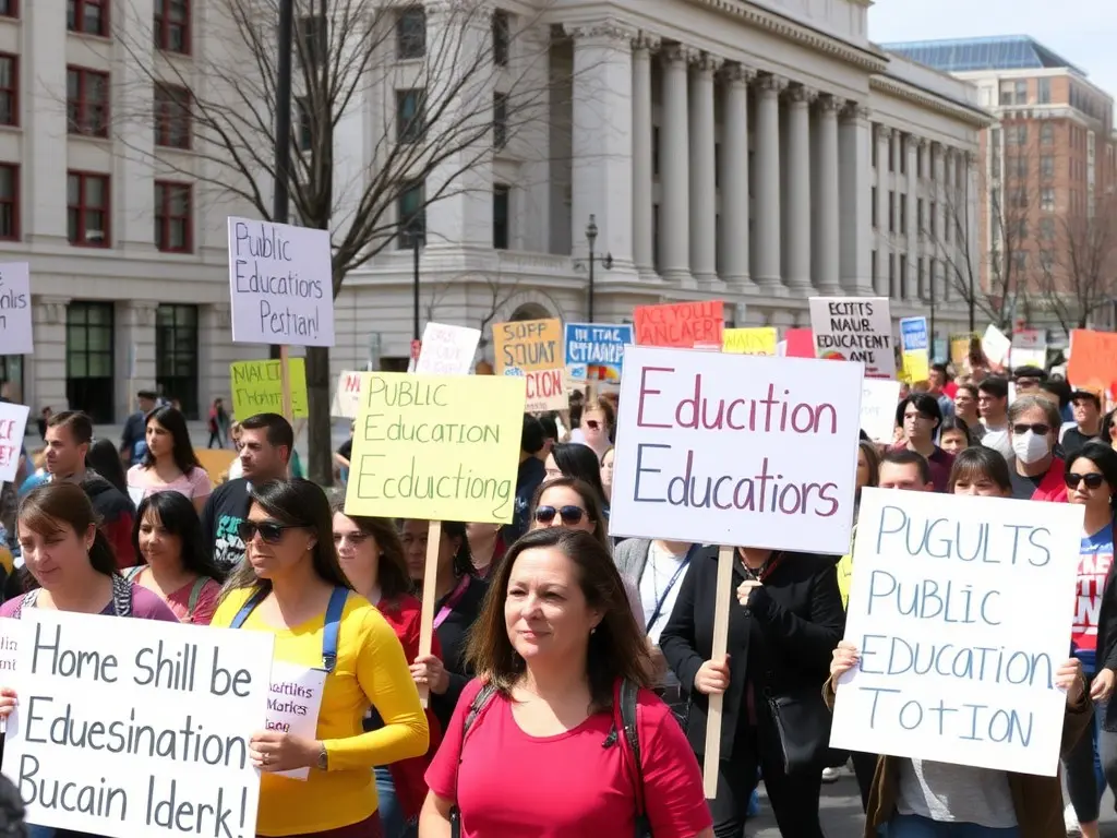 Forsyth County school workers head to Raleigh for May 1 protest