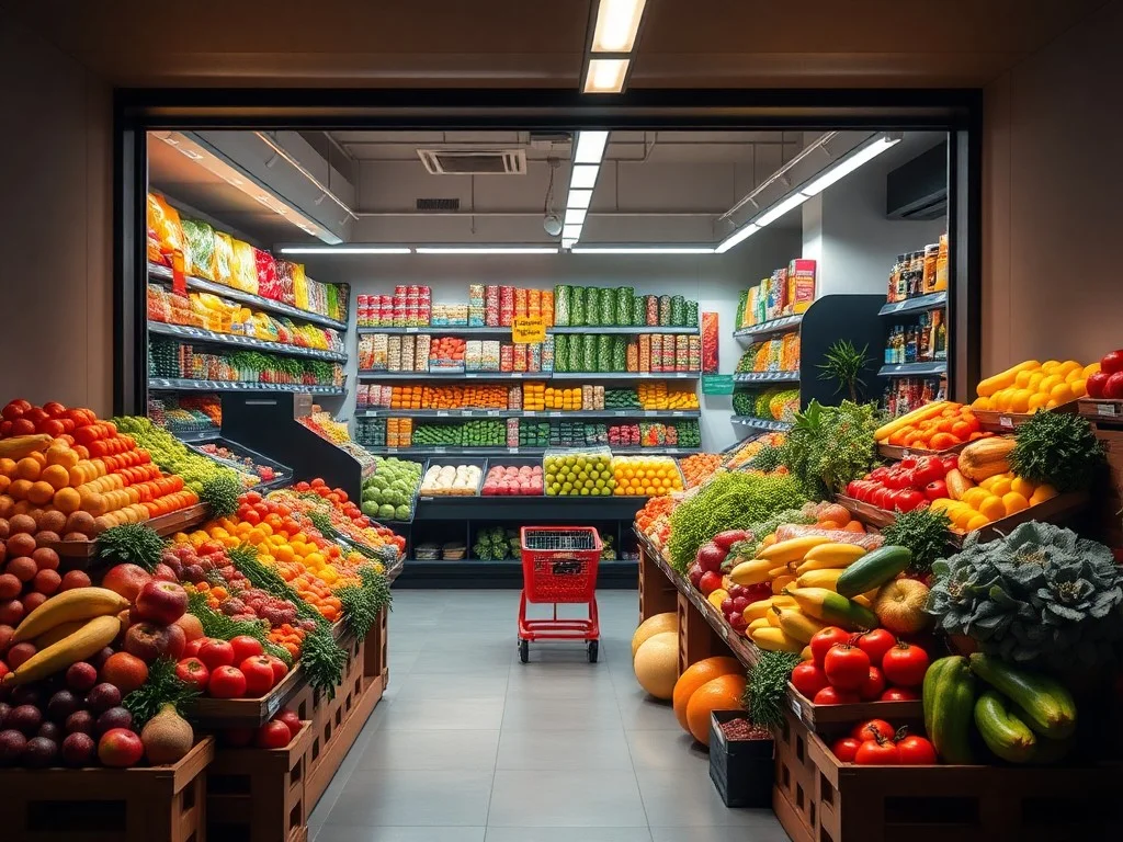 Fresh fruits and vegetables at store entrances may improve diets