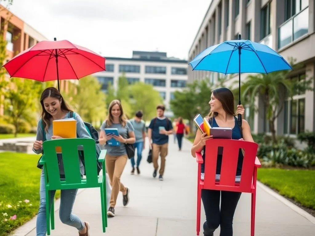 From chairs to umbrellas: IIT Bombay students get creative on ‘no bag day’. Watch