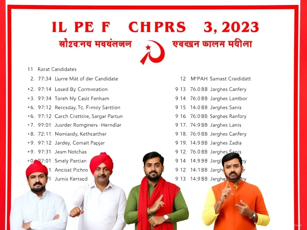 Full list of CPI(M) candidates for 2026 West Bengal assembly elections