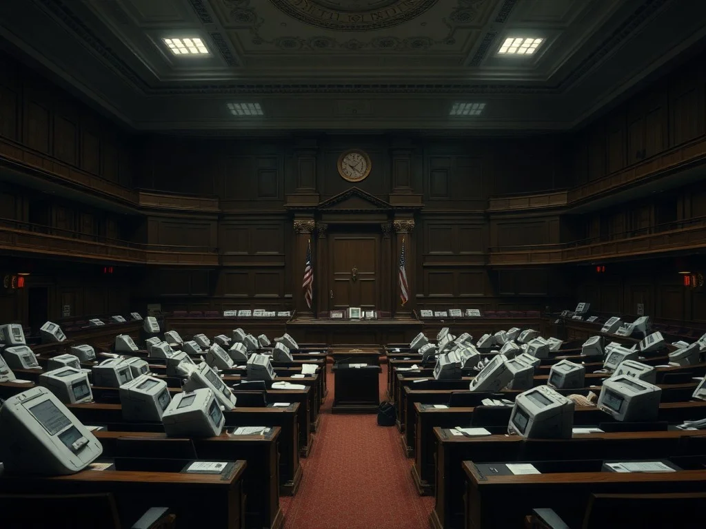 Georgia lawmakers end annual session without settling conflict on voting machines