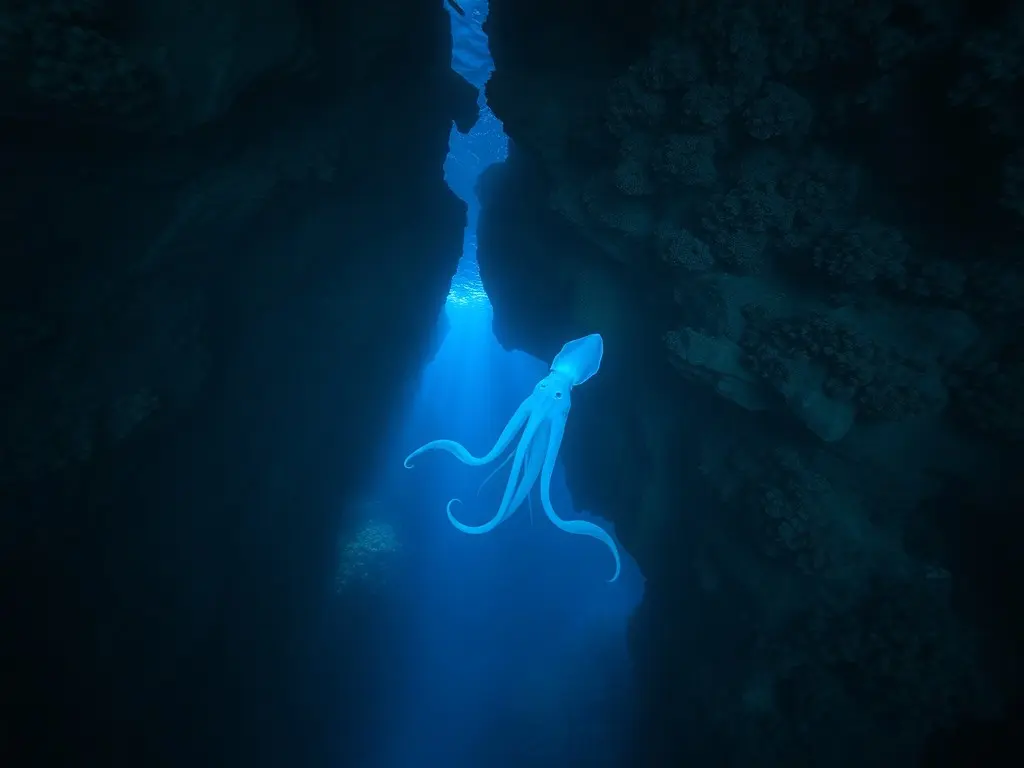 Giant Squid Detected off Western Australia in Stunning Deep-Sea Discovery