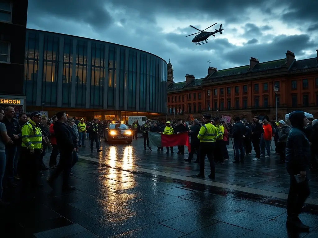 Glasgow arms summit targeted for Palestine protest