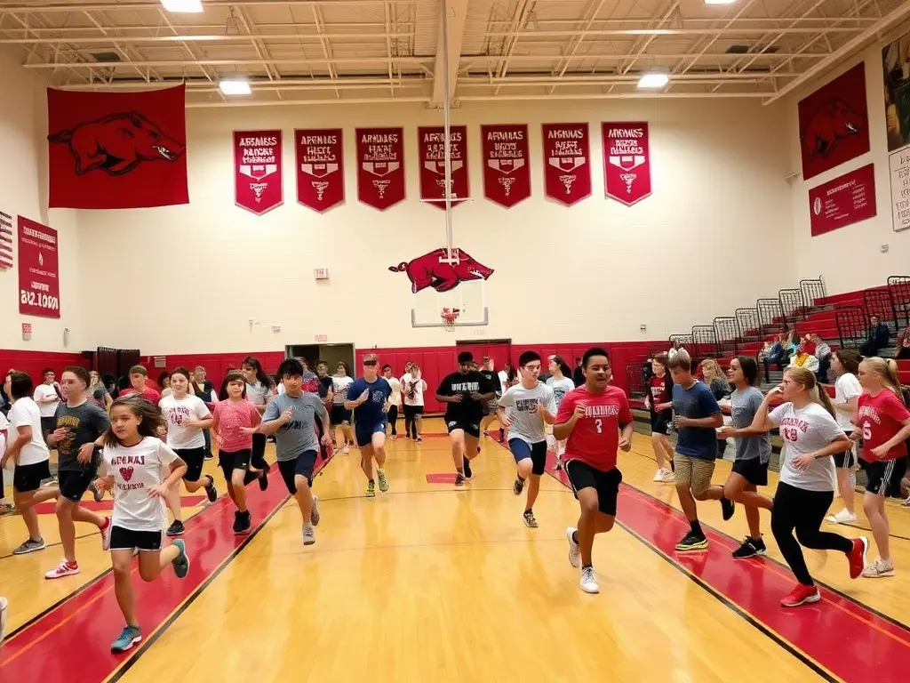 Gov. Sanders Creates Fitness Challenge in Arkansas Schools