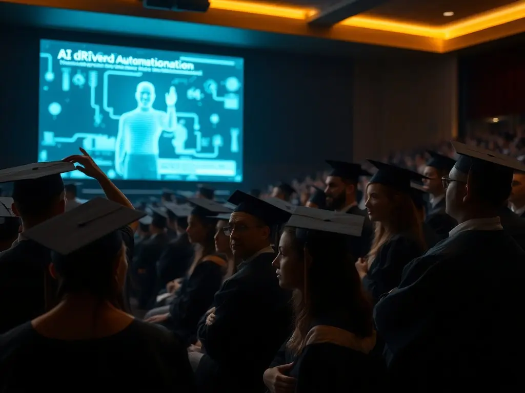 Graduates are booing pep talks on AI at college commencements
