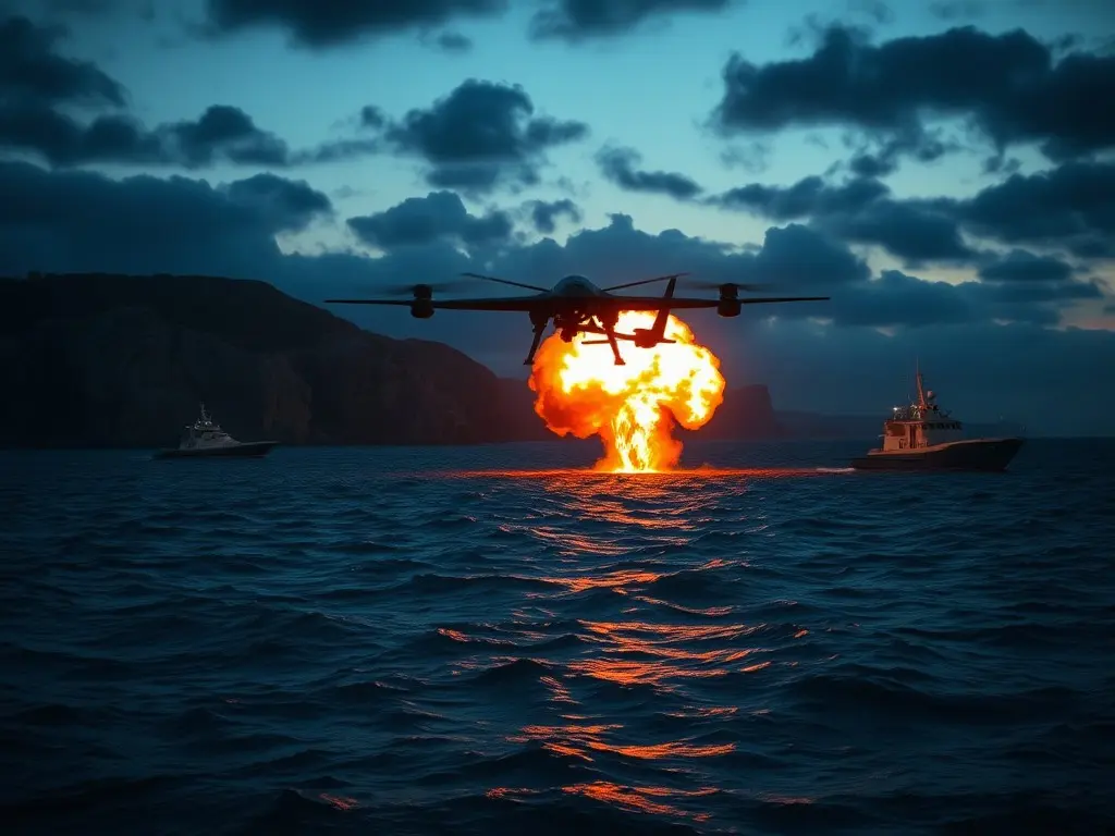 Greece conducts controlled blast of mystery naval drone explosives