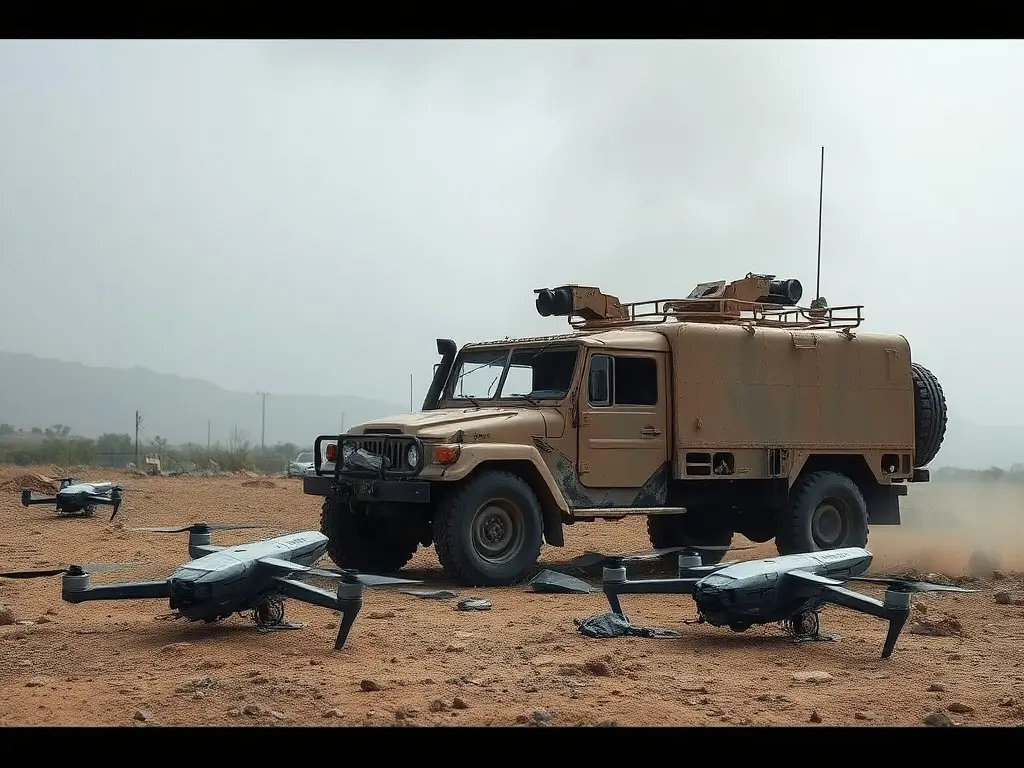 Hezbollah drone strikes continue, two moderately wounded