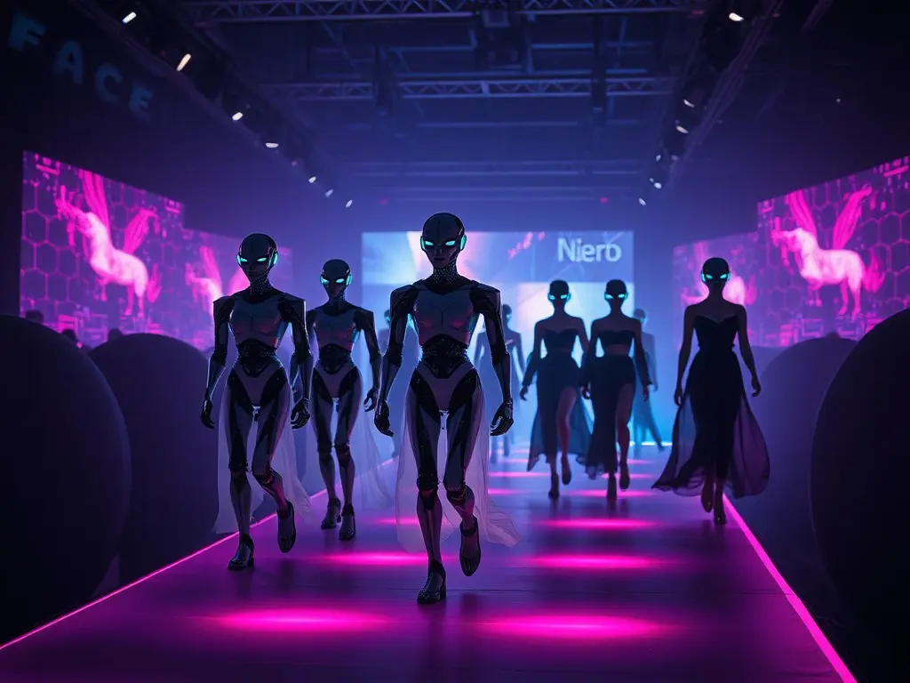 Humanoid Robots Take To The Runway At Seoul Fashion Show