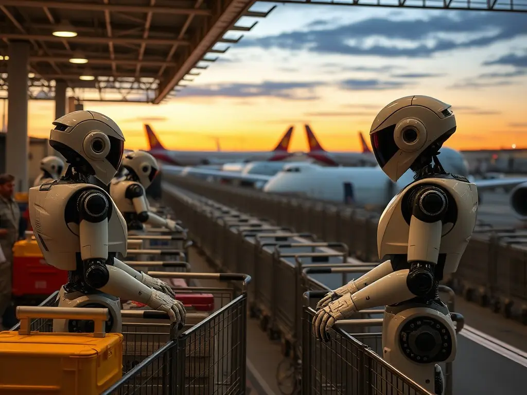 Humanoid robots to work as baggage handlers at Tokyo airport