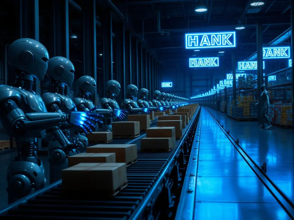 Humanoid robots work nonstop in package test