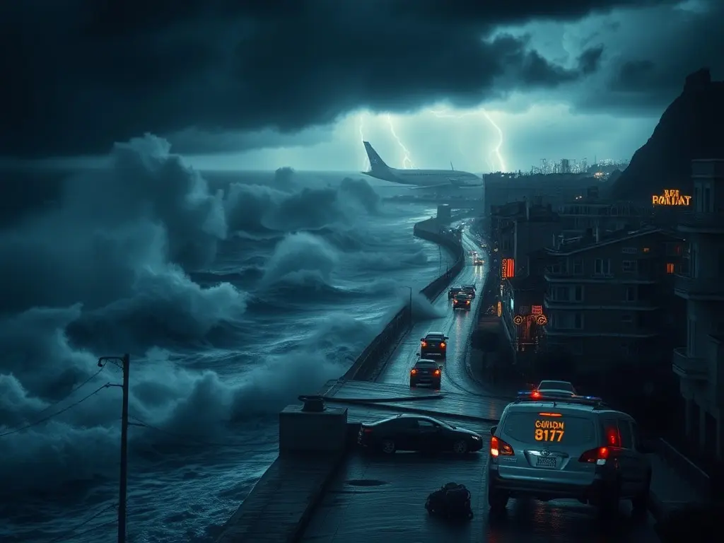 Hundreds evacuated as waves batter New Zealand capital