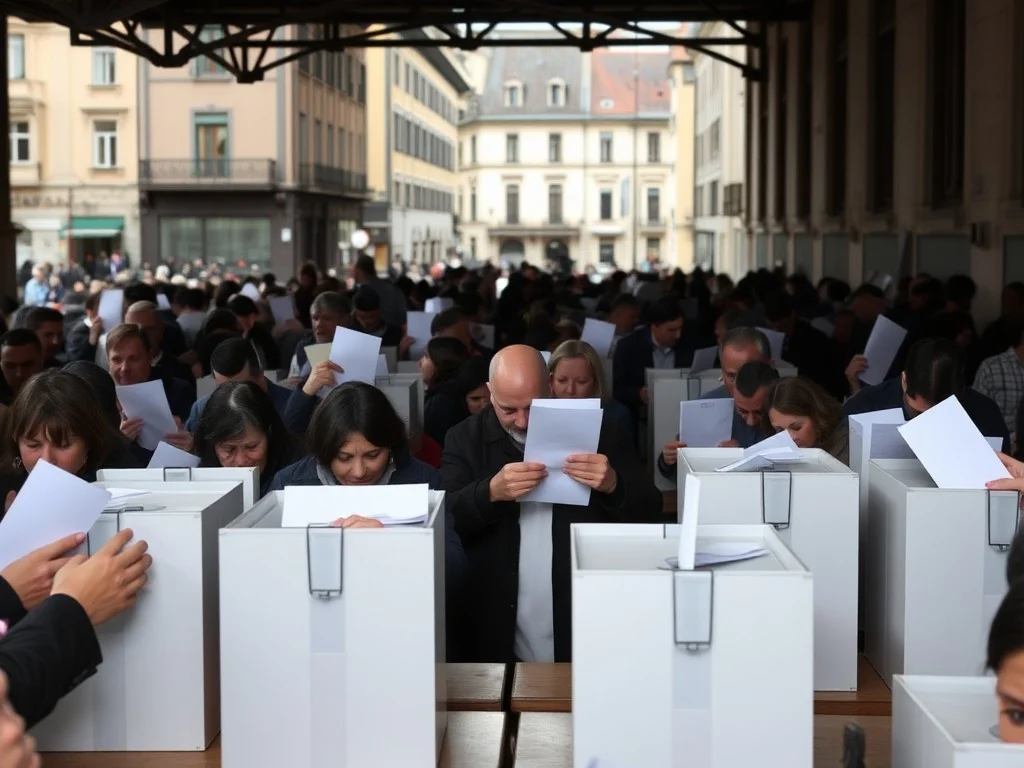 Hungary goes to the polls! Voters cast their ballots in election that could spell end of Trump ally Viktor Orban's rule after 16 years in power