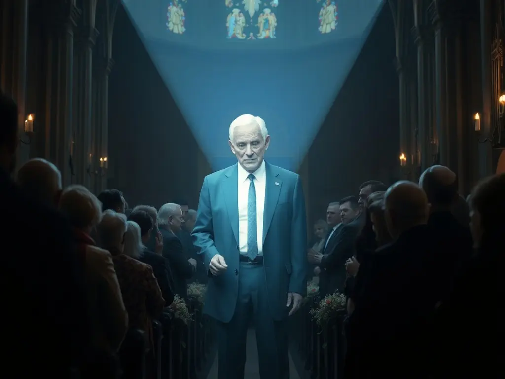 I brought my husband back for his funeral as a hologram