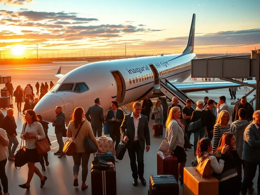 I met travelers who plan vacations around inaugural flights
