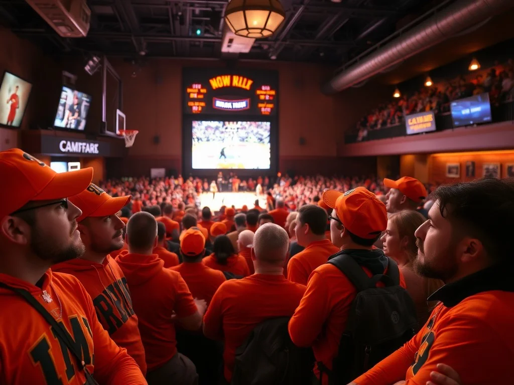 Illinois basketball fans cheer on team in Final Four showdown