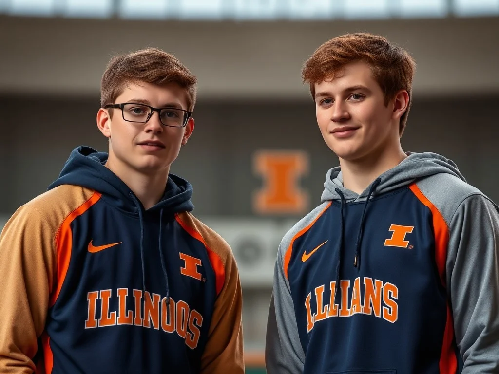 Illinois freshmen Keaton Wagler and David Mirković garner national attention on road to Final Four